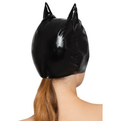 Black Level Masque Chat en Vinyle Cat Mask Noir